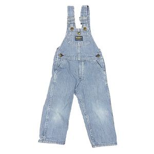 Vintage Oshkosh B’gosh Conductor Print Overalls Size 3T